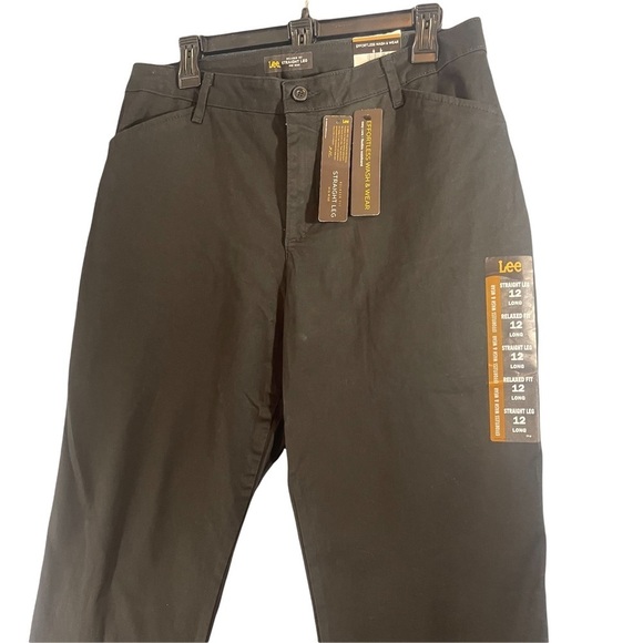 Lee RELX FIT STRAIGHT LEG PANT:BLACK:12:L - Picture 6 of 11